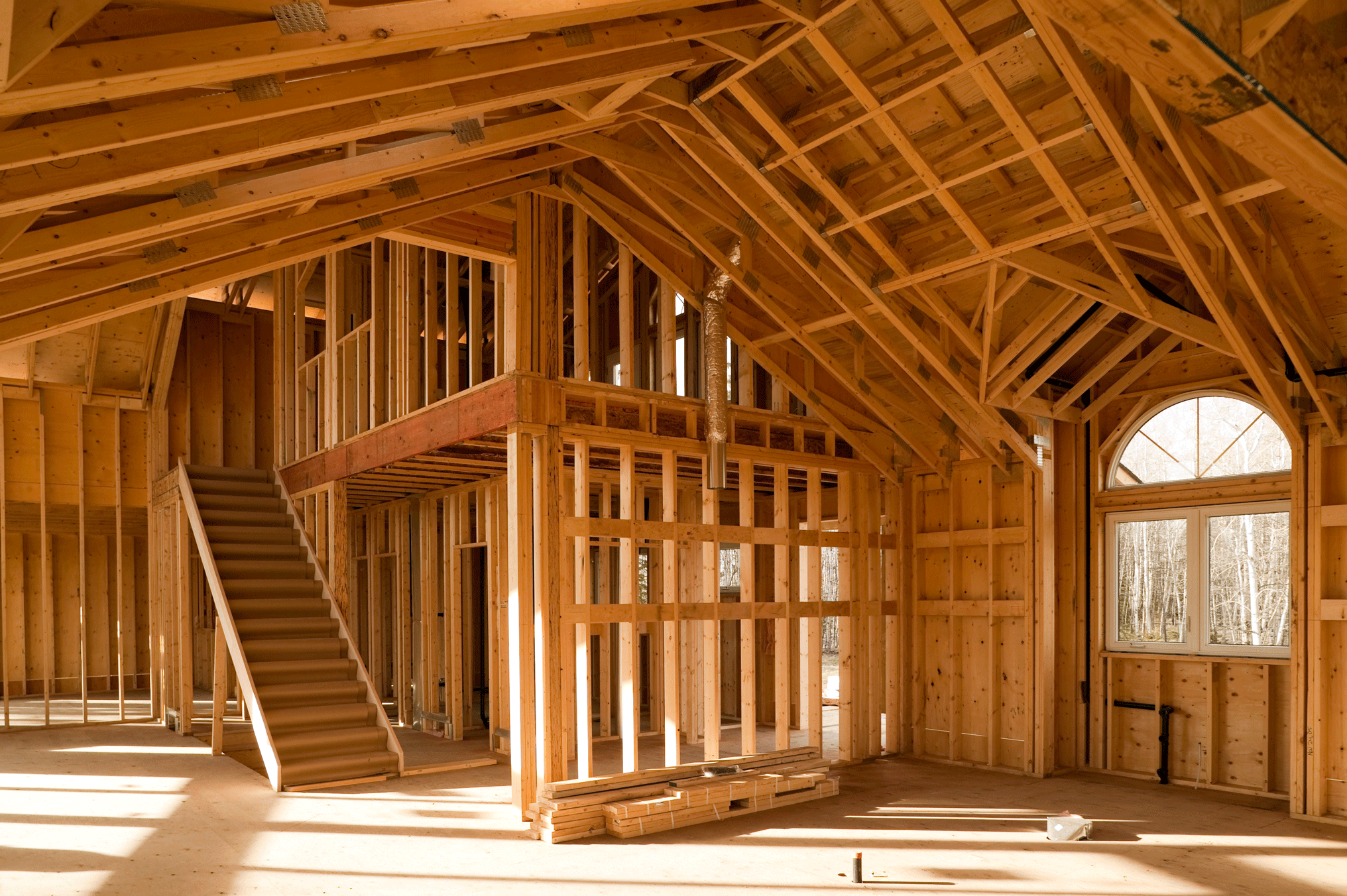 New construction framing project